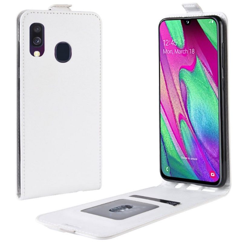 θηκη πορτοφολι Samsung Galaxy A40 Θήκη Flip Faux Leather Vertical