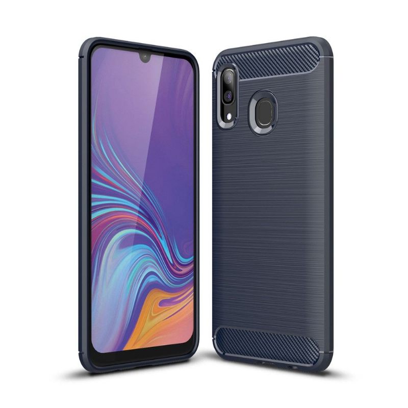 Θήκη Samsung Galaxy A40 Carbon Brushed Gel