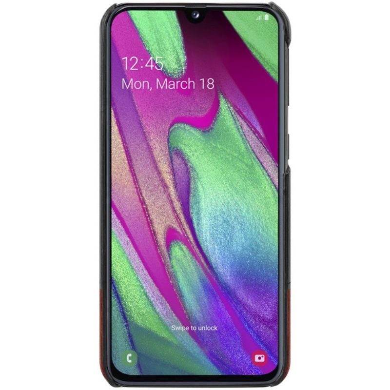 Θήκη Samsung Galaxy A40 Imak Δίχρωμη Απομίμηση Δέρματος