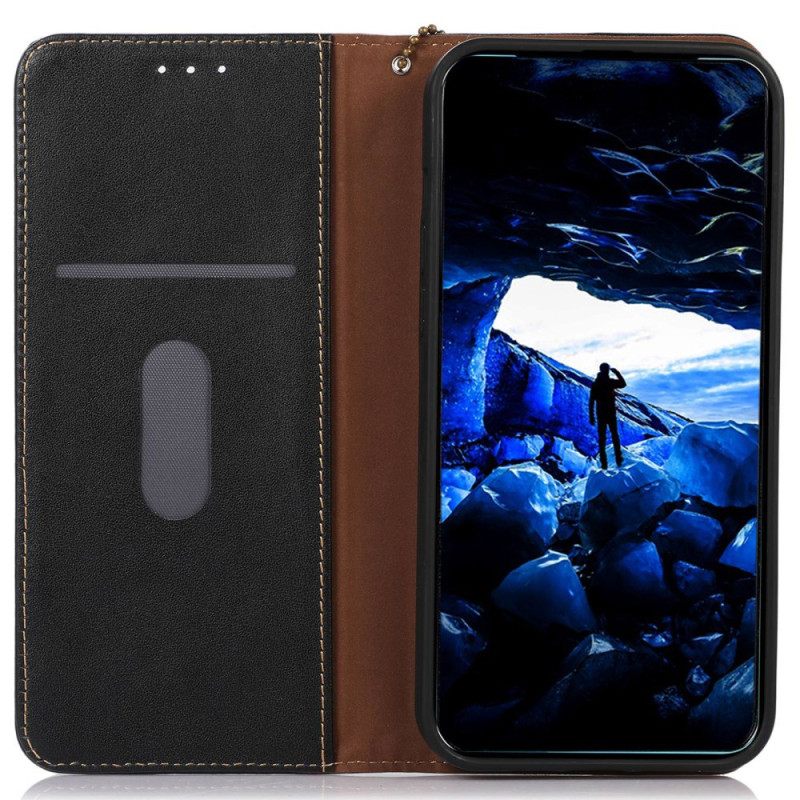 Δερματινη Θηκη Oppo Reno 11 5g Khazneh Nappa Leather Σιλικόνης