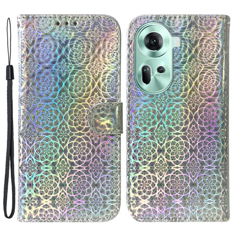 Δερματινη Θηκη Oppo Reno 11 5g Strappy Disco Style