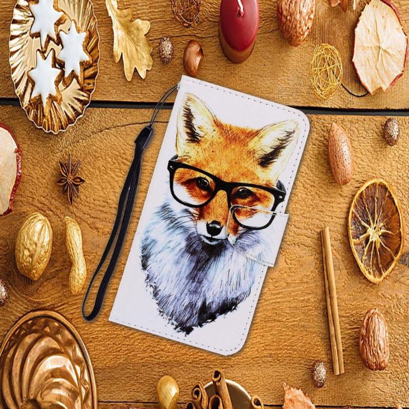 δερματινη θηκη Xiaomi Redmi Note 8 Pro Spectacled Fox