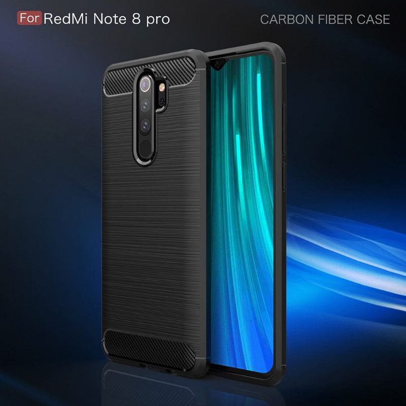 θηκη κινητου Xiaomi Redmi Note 8 Pro Carbon Brushed Gel