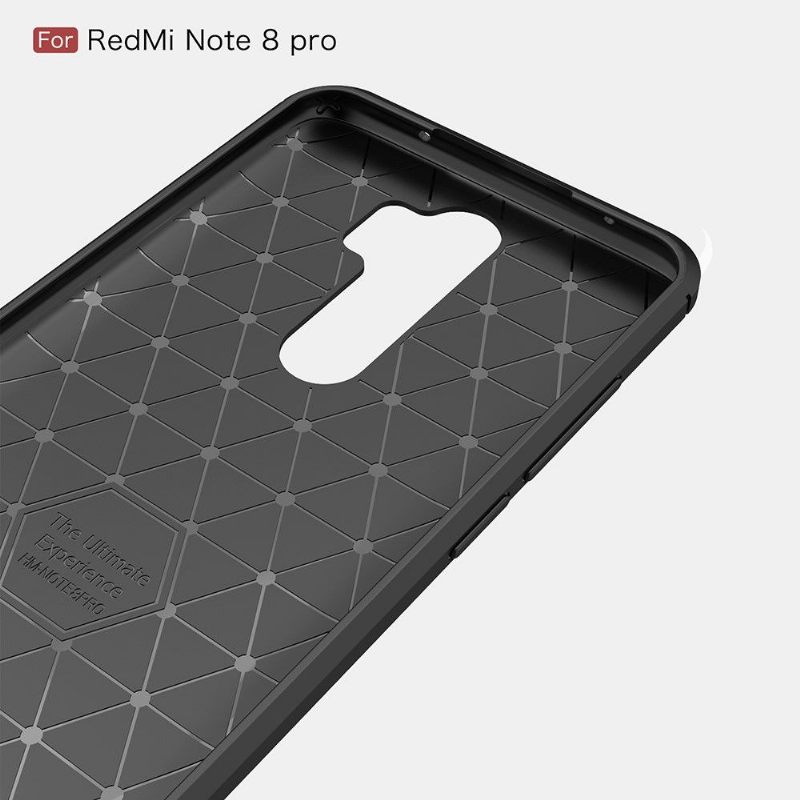 θηκη κινητου Xiaomi Redmi Note 8 Pro Carbon Brushed Gel