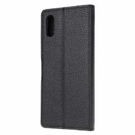 δερματινη θηκη Xiaomi Redmi 9A Litchi Skin Effect Leather Style