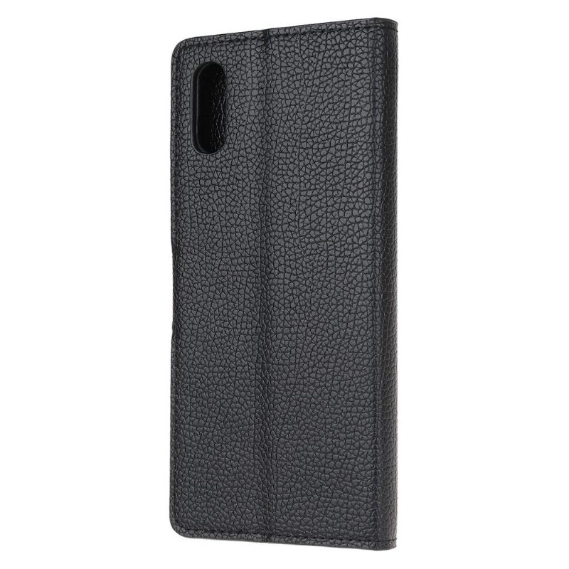 δερματινη θηκη Xiaomi Redmi 9A Litchi Skin Effect Leather Style