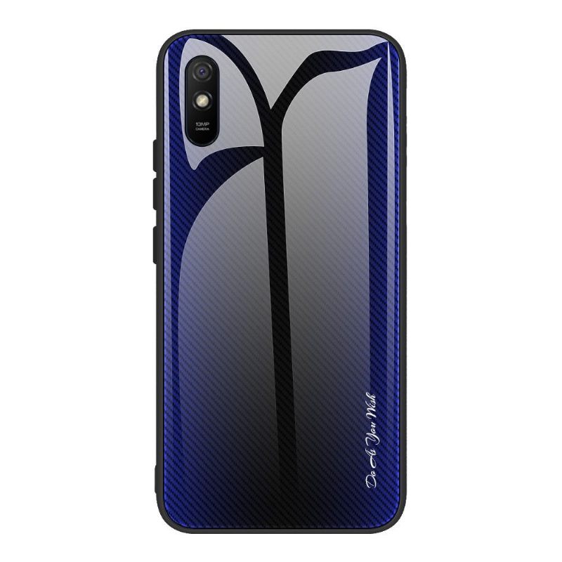 θηκη κινητου Xiaomi Redmi 9A Πλάτη Carbon Glass