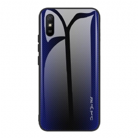 θηκη κινητου Xiaomi Redmi 9A Πλάτη Carbon Glass