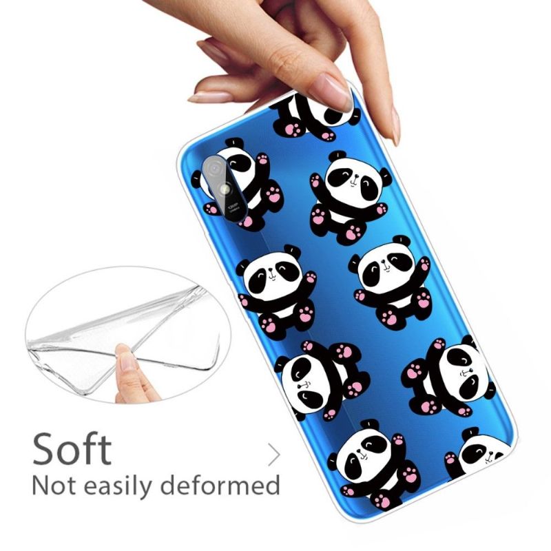 Θήκη Xiaomi Redmi 9A Happy Pandas