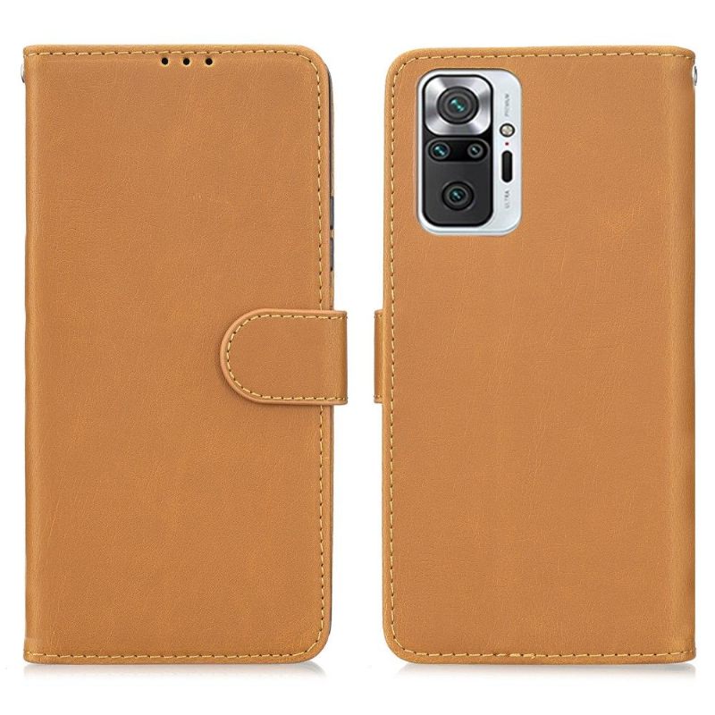 Κάλυμμα Xiaomi Redmi Note 10 Pro Faux Leather Retro