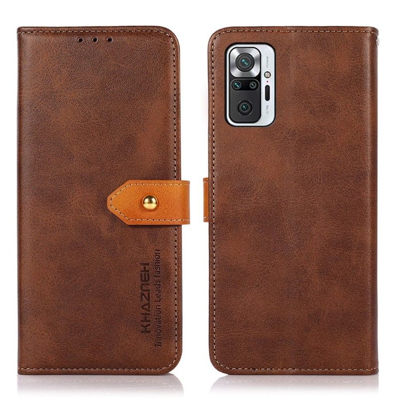 Κάλυμμα Xiaomi Redmi Note 10 Pro Khazneh Bicolor Faux Leather