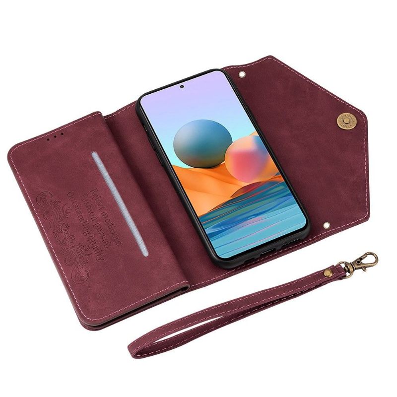 Κάλυμμα Xiaomi Redmi Note 10 Pro πορτοφολι Leather Effect N.bekus