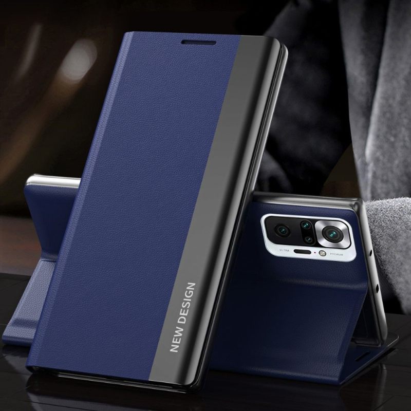 Θήκη Flip Xiaomi Redmi Note 10 Pro Business Leather Effect Magnet