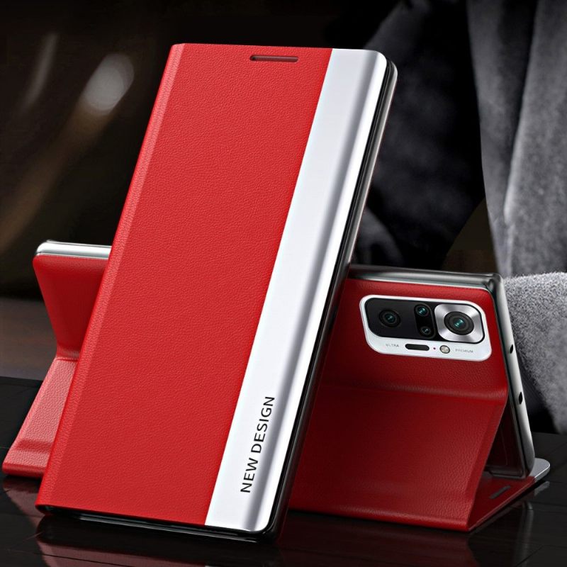 Θήκη Flip Xiaomi Redmi Note 10 Pro Business Leather Effect Magnet