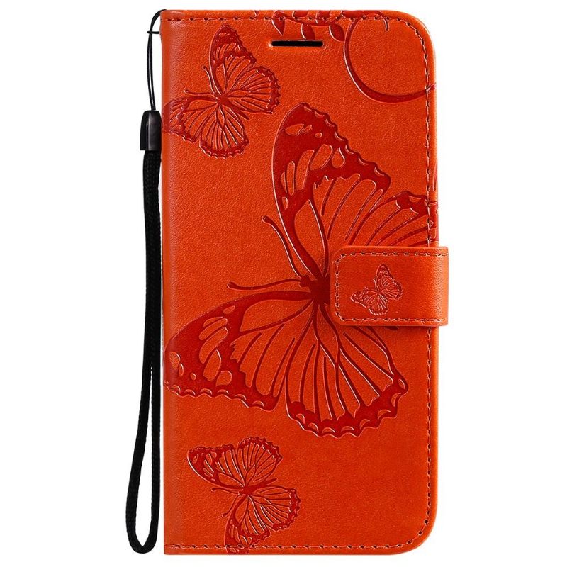 Θήκη Flip Xiaomi Redmi Note 10 Pro Υποστήριξη Λειτουργίας Butterflies