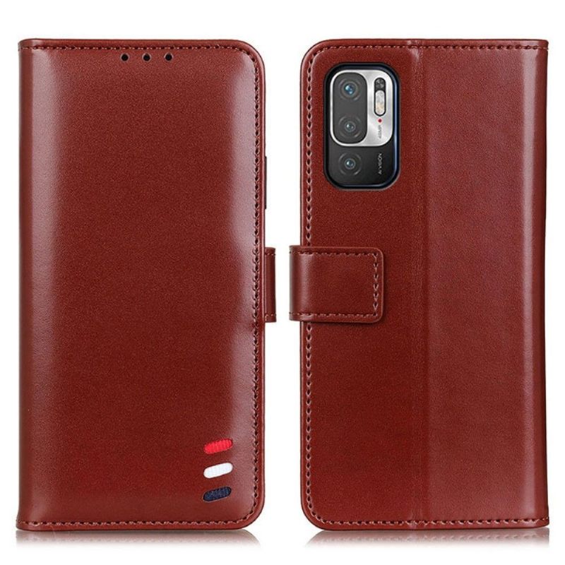 δερματινη θηκη Xiaomi Redmi Note 10 5G / Poco M3 Pro Melody Leather Effect Λειτουργία Υποστήριξης