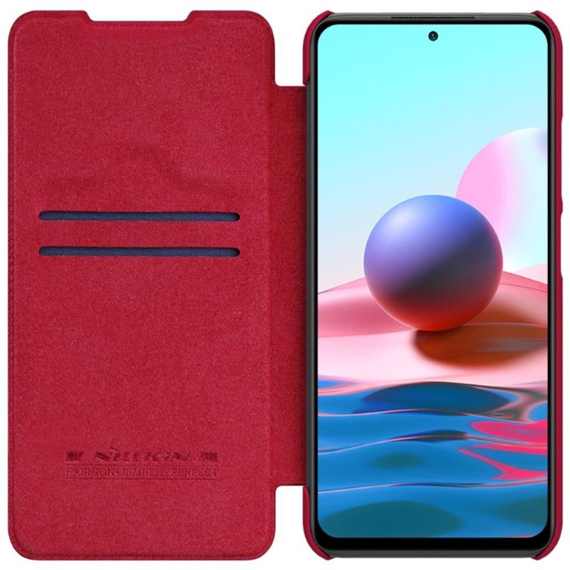 Κάλυμμα Xiaomi Redmi Note 10 5G / Poco M3 Pro Δερμάτινο Εφέ Σειράς Qin