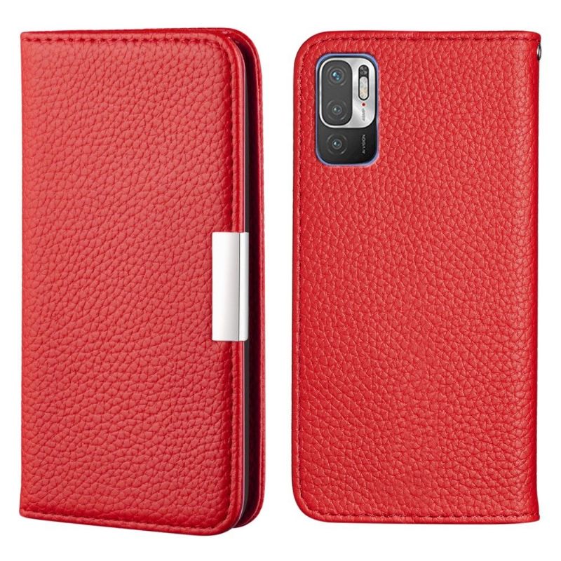 θηκη κινητου Xiaomi Redmi Note 10 5G / Poco M3 Pro Θήκη Flip Grained Faux Leather