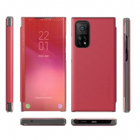 θηκη κινητου Xiaomi Redmi Note 10 5G / Poco M3 Pro Θήκη Flip Ίνα Άνθρακα