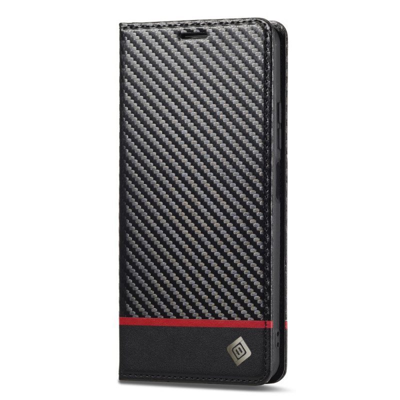 θηκη κινητου Poco X5 5G Θήκη Flip Carbon Fiber Lc.imeeke