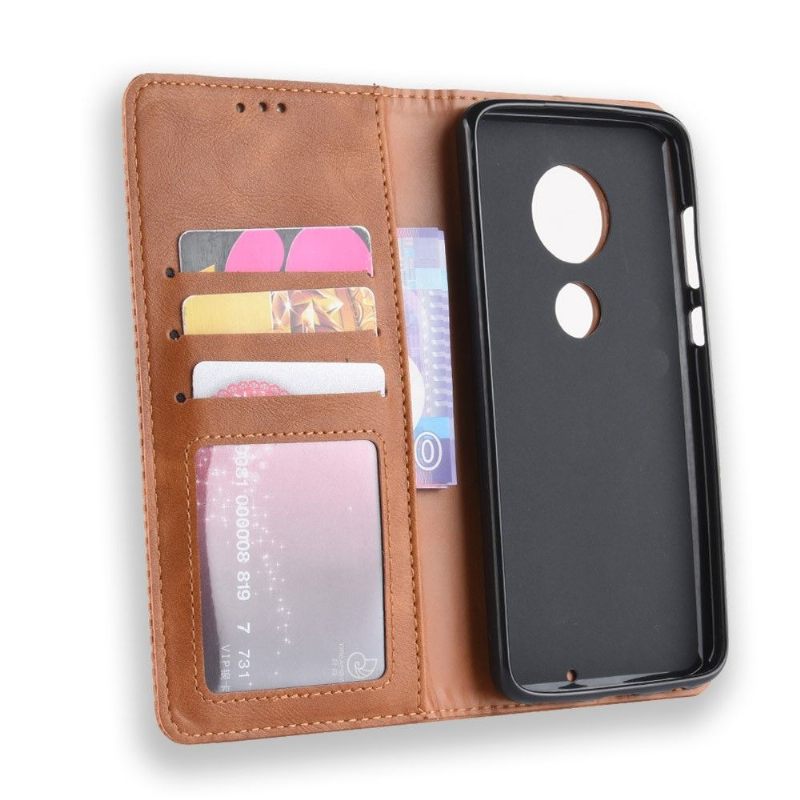 θηκη πορτοφολι Motorola Moto G7 Leather Style Le Cirénius