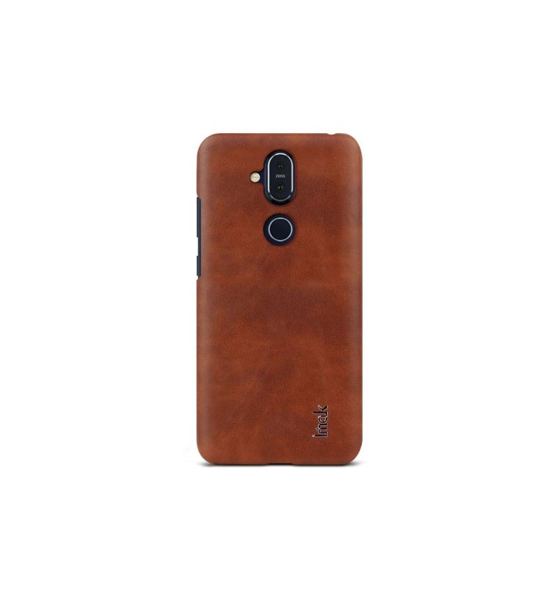 Θήκη Nokia 8.1 Imak Imitation Leather - Καφέ