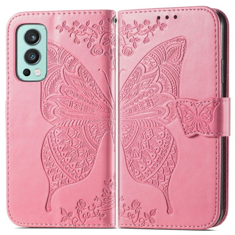 Κάλυμμα OnePlus Nord 2 5G Butterfly Relief