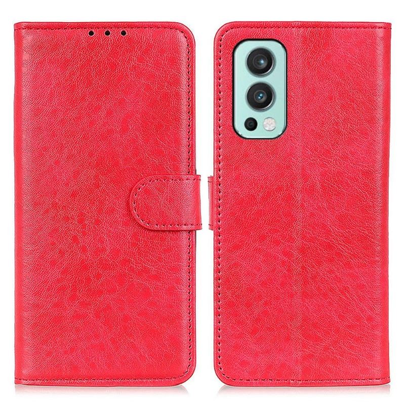 Κάλυμμα OnePlus Nord 2 5G Hind Protect Leather Effect