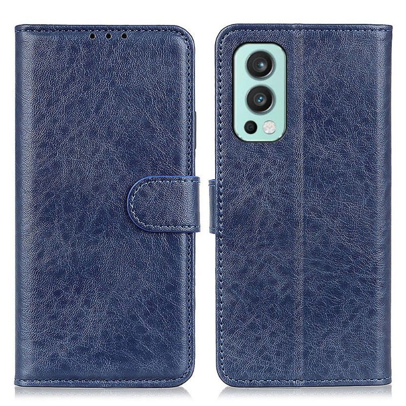 Κάλυμμα OnePlus Nord 2 5G Hind Protect Leather Effect