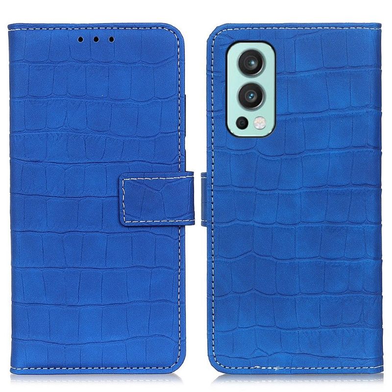 Κάλυμμα OnePlus Nord 2 5G Imitation Leather Croc Look