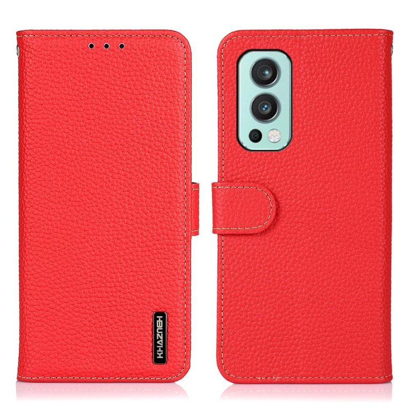 Κάλυμμα OnePlus Nord 2 5G Khazneh Grained Leather