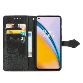 Κάλυμμα OnePlus Nord 2 5G Mandala Relief Faux Leather