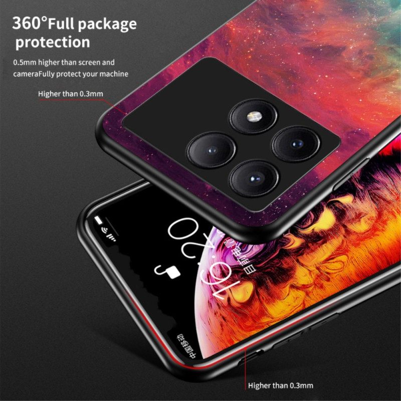 Κάλυμμα Poco X6 Pro 5g Starry Sky Tempered Glass