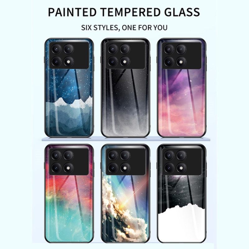 Κάλυμμα Poco X6 Pro 5g Starry Sky Tempered Glass