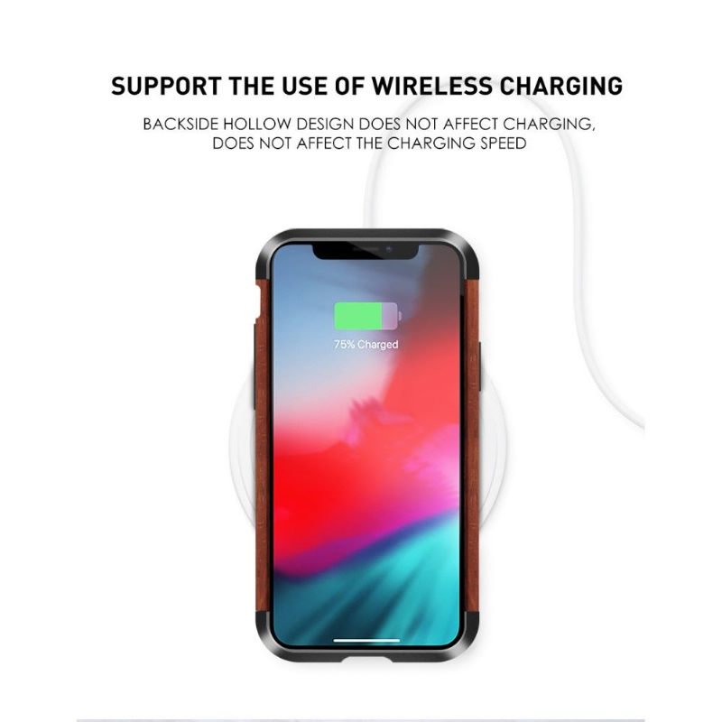 Θήκη iPhone 11 Pro Ξύλο Και Μέταλλο