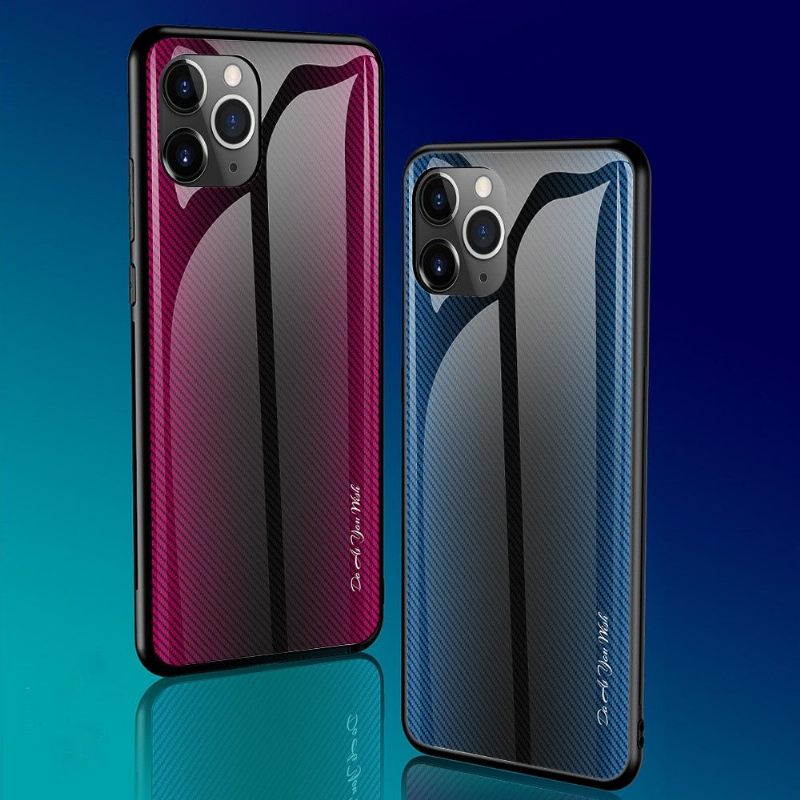 θηκη κινητου iPhone 11 Pro Πλάτη Carbon Glass