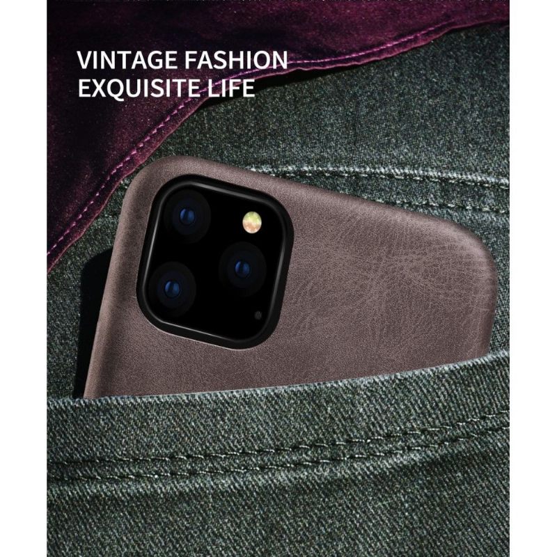 θηκη κινητου iPhone 11 Pro Vintage Series Imitation Leather