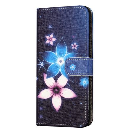 Δερματινη Θηκη Honor 200 Lite Lunar Flowers With Strap