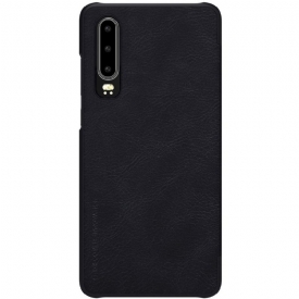 δερματινη θηκη Huawei P30 Κάλυμμα Nillkin Qin Faux Leather