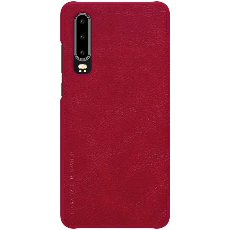 δερματινη θηκη Huawei P30 Κάλυμμα Nillkin Qin Faux Leather