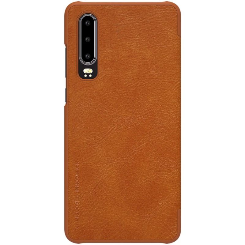 δερματινη θηκη Huawei P30 Κάλυμμα Nillkin Qin Faux Leather