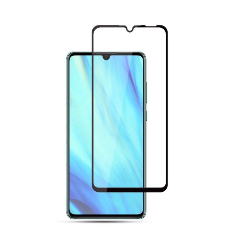 Huawei P30 - Full Size Tempered Glass Screen Protector - Μαύρο