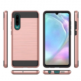 Θήκη Huawei P30 Brushed Metal Effect - Rose Gold