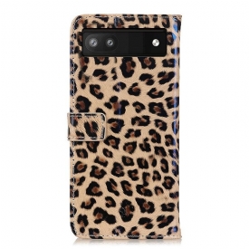 Κάλυμμα Google Pixel 6a Faux Leopard Style