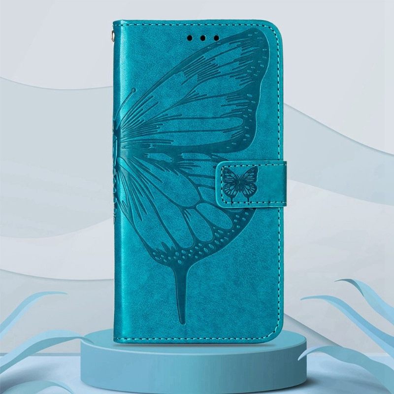 Κάλυμμα Google Pixel 6a Κάτοχος Κάρτας Butterfly Flower