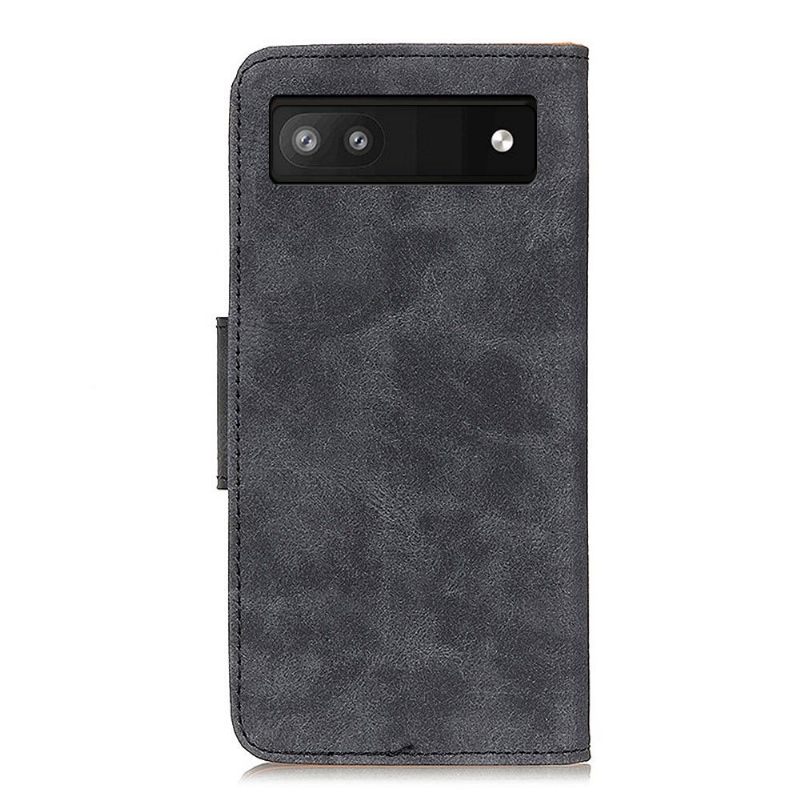 Θήκη Flip Google Pixel 6a Edouard Faux Leather Vintage