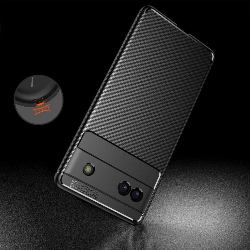 θηκη κινητου Google Pixel 6a Style Carbon Fiber