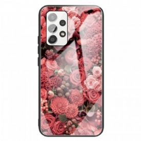 Θήκη Samsung Galaxy A13 Rose Flowers Tempered Glass