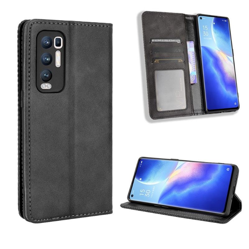 δερματινη θηκη Oppo Find X3 Neo Cirénius Style Leather