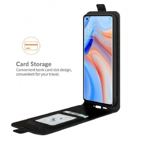 δερματινη θηκη Oppo Find X3 Neo Θήκη Flip Faux Leather Vertical